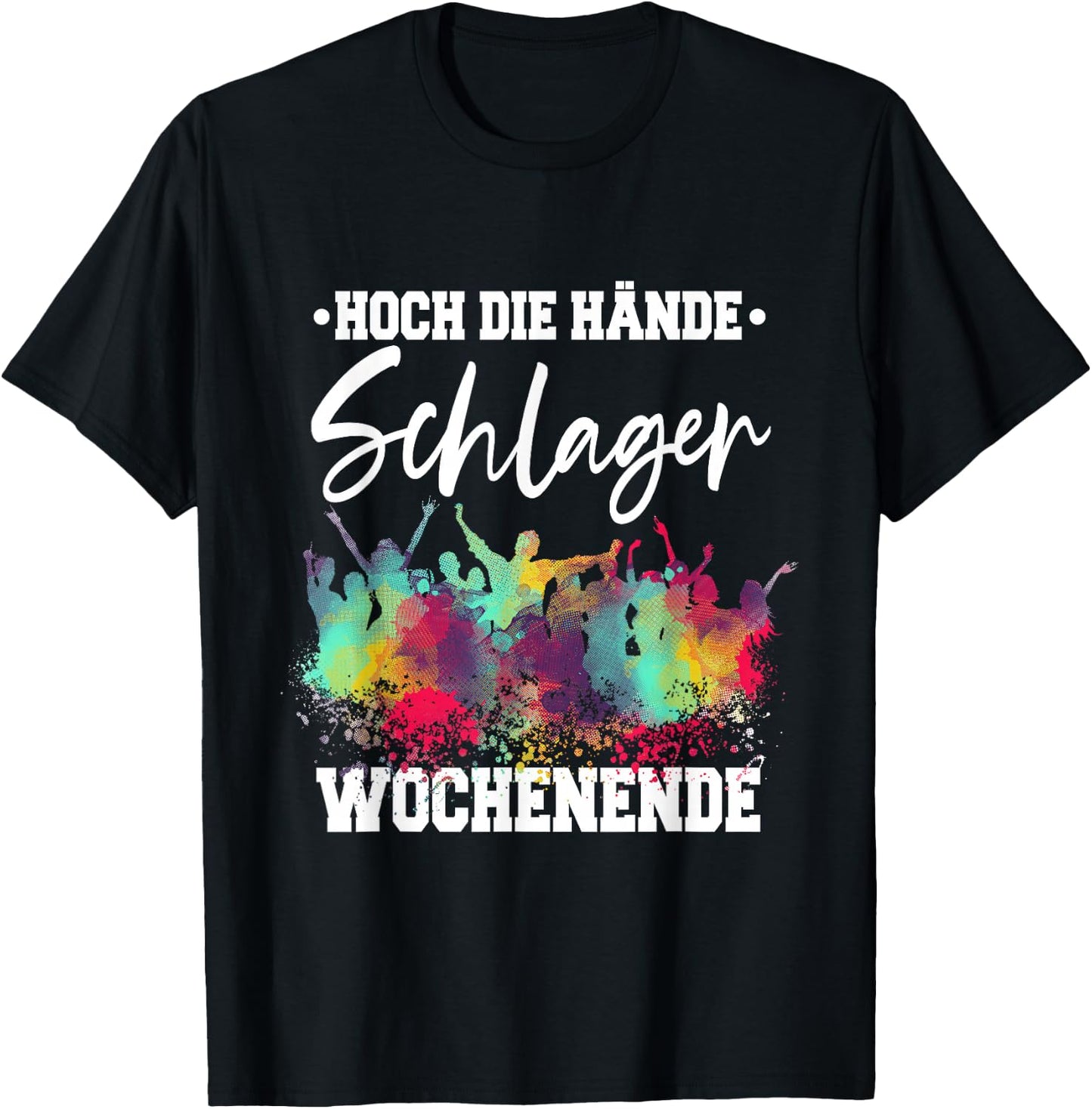 Schlagerparty Schlager T-Shirt - T-Shirt | Black