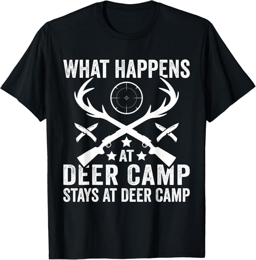 What Happens Stays At Deer Camp Funny Deer Hunting