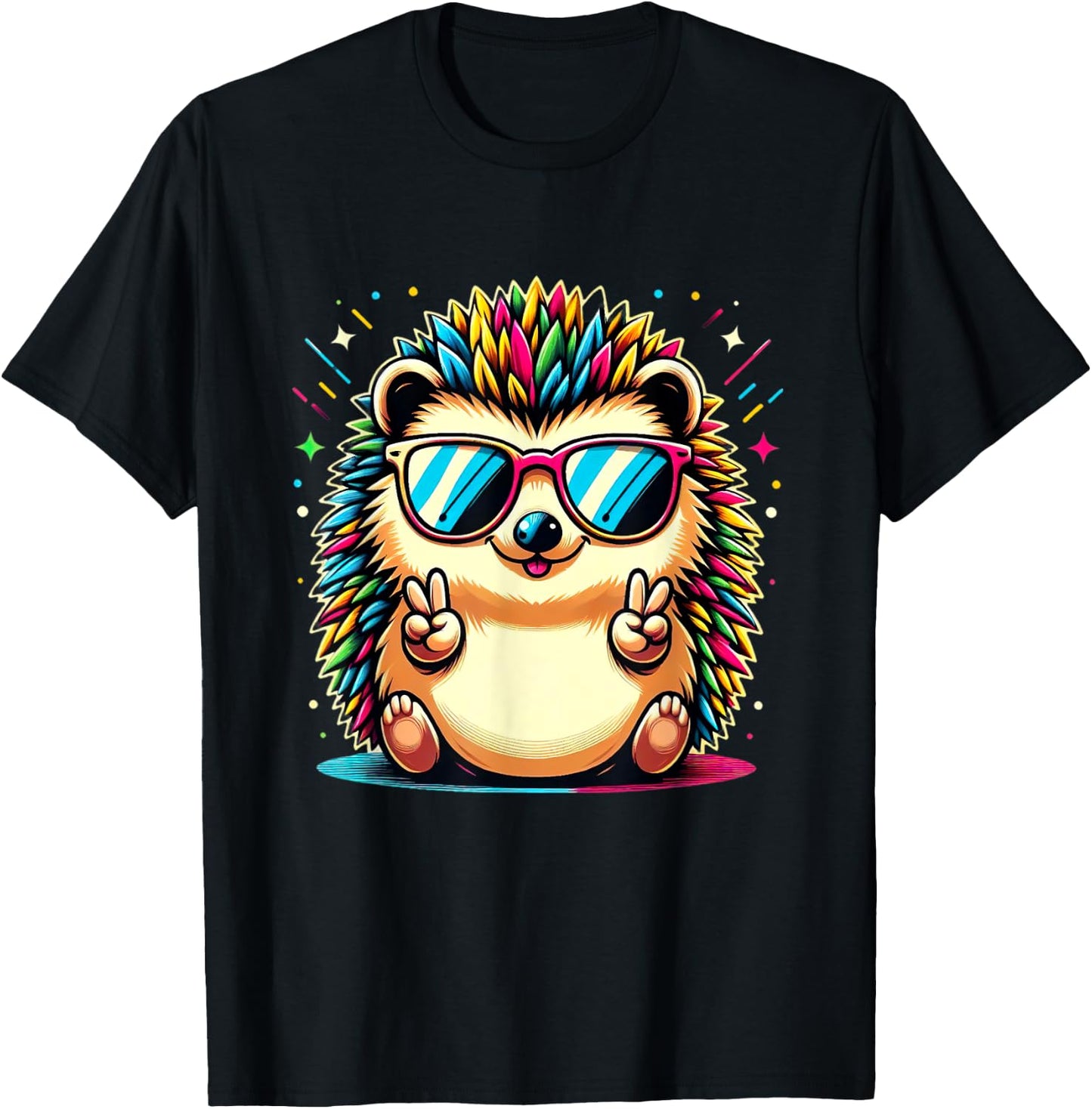Coole Igel-Outfits T-Shirt - T-Shirt | Black