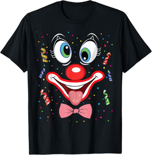 Carnival Costume Fancy Dress Costume Funny Clown Confetti , black T-Shirt - T-Shirt | Black
