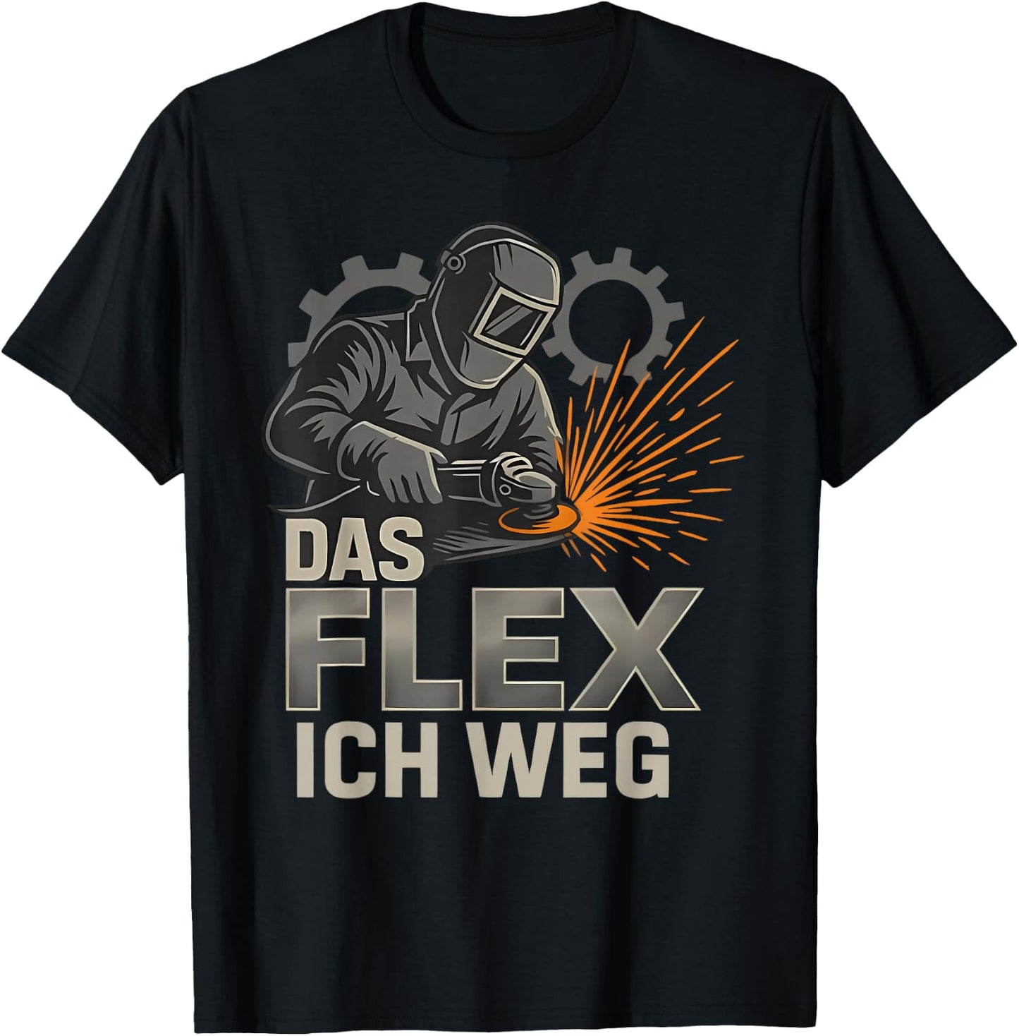 das Flex ich Weg T-Shirt - T-Shirt | Black