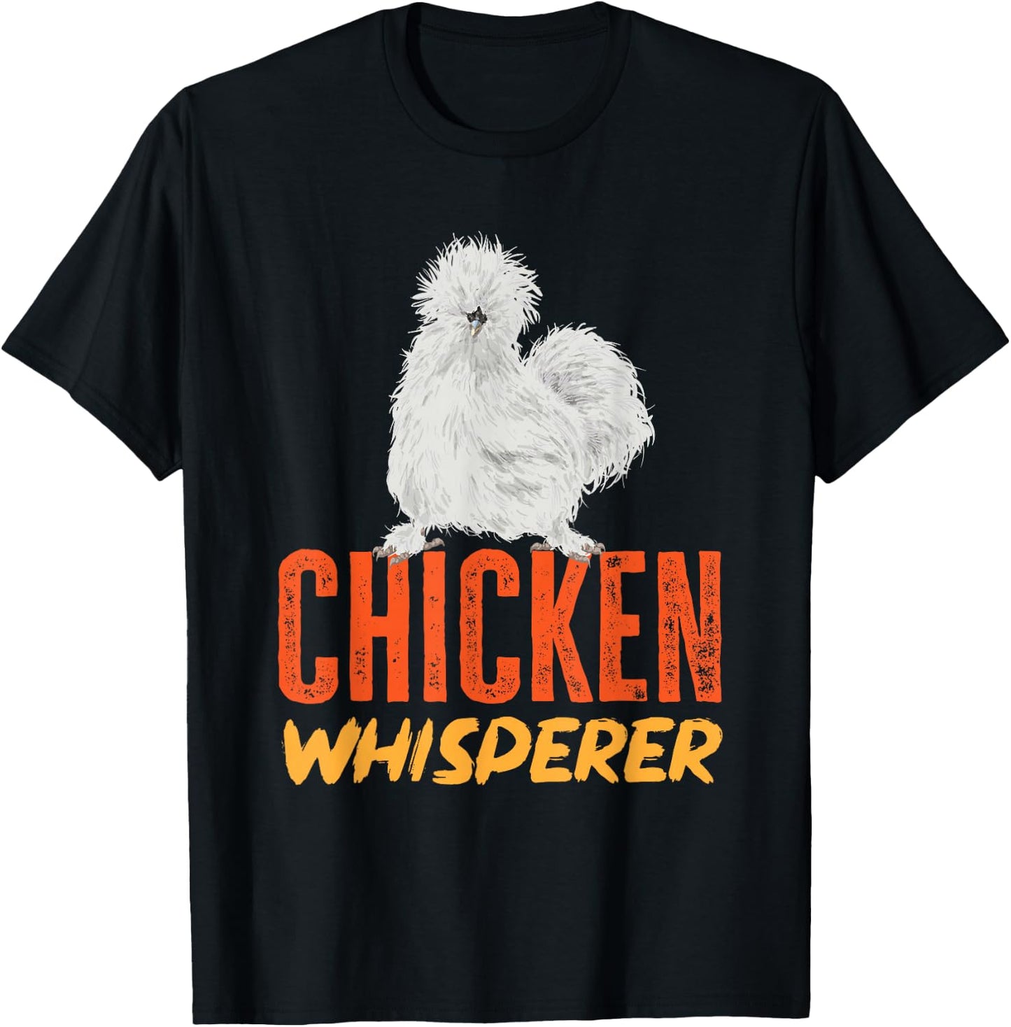 Silk Chicken Silkie Chicken T-Shirt - T-Shirt | Black