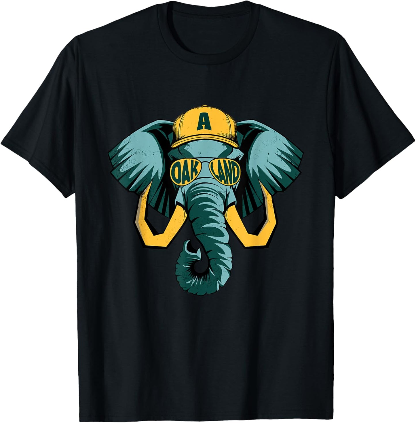 Vintage Art Oakland Last Name Retro Costume Lovely Animal T-Shirt - T-Shirt | Black