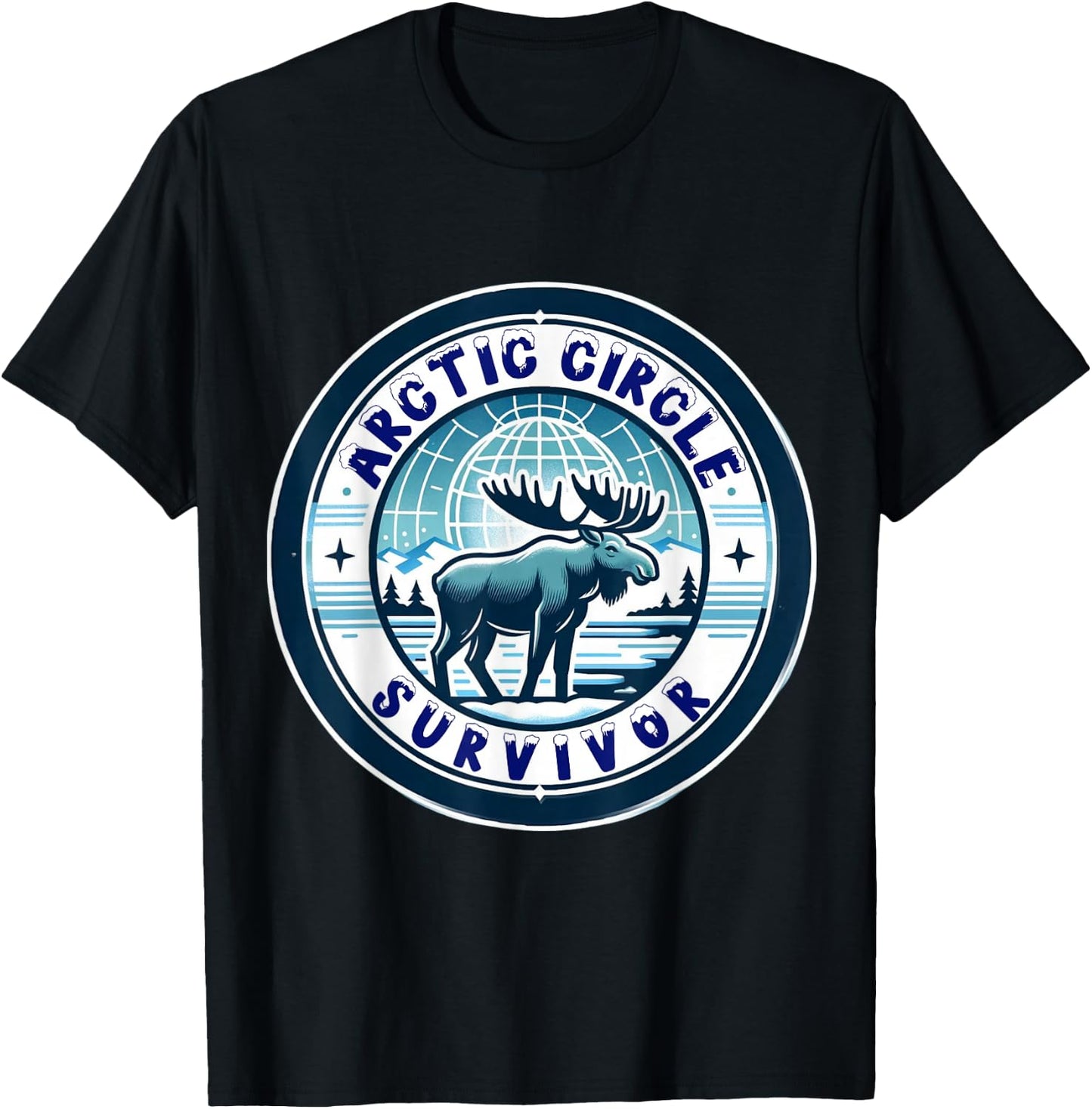 Celebrate surviving a trip to the Arctic Circle T-Shirt - T-Shirt | Black