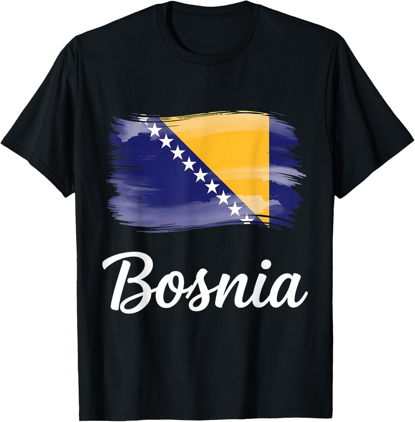 Bosnia and Herzegovina Flag Bosnian Pride T-Shirt - T-Shirt | Black