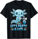 I'm 9 Let's Party A Lotl 9th Birthday 9 Year Old Axolotl T-Shirt - T-Shirt | Black