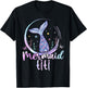 Mermaid Titi Birthday Mermaid Girls Beach Mermaid Tail T-Shirt - T-Shirt | Black