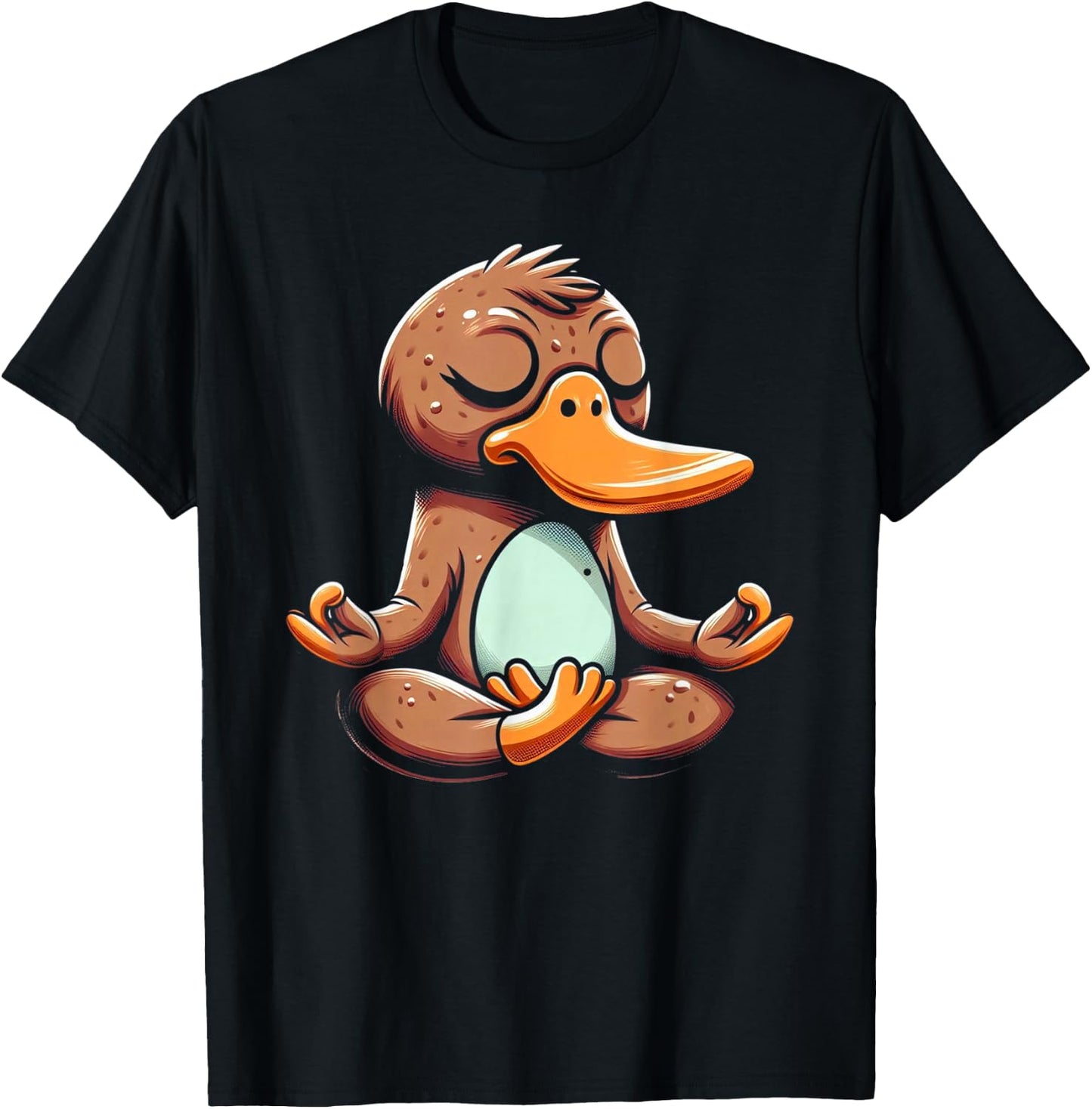 Platypus Yoga Meditation T-Shirt - T-Shirt | Black