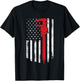 Mechanic Tools - American Flag Machinist Machine Operator T-Shirt - T-Shirt | Black
