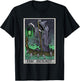 The Hermit Tarot Card Gothic Halloween Grim Reaper Horror Small T-Shirt - T-Shirt | Black