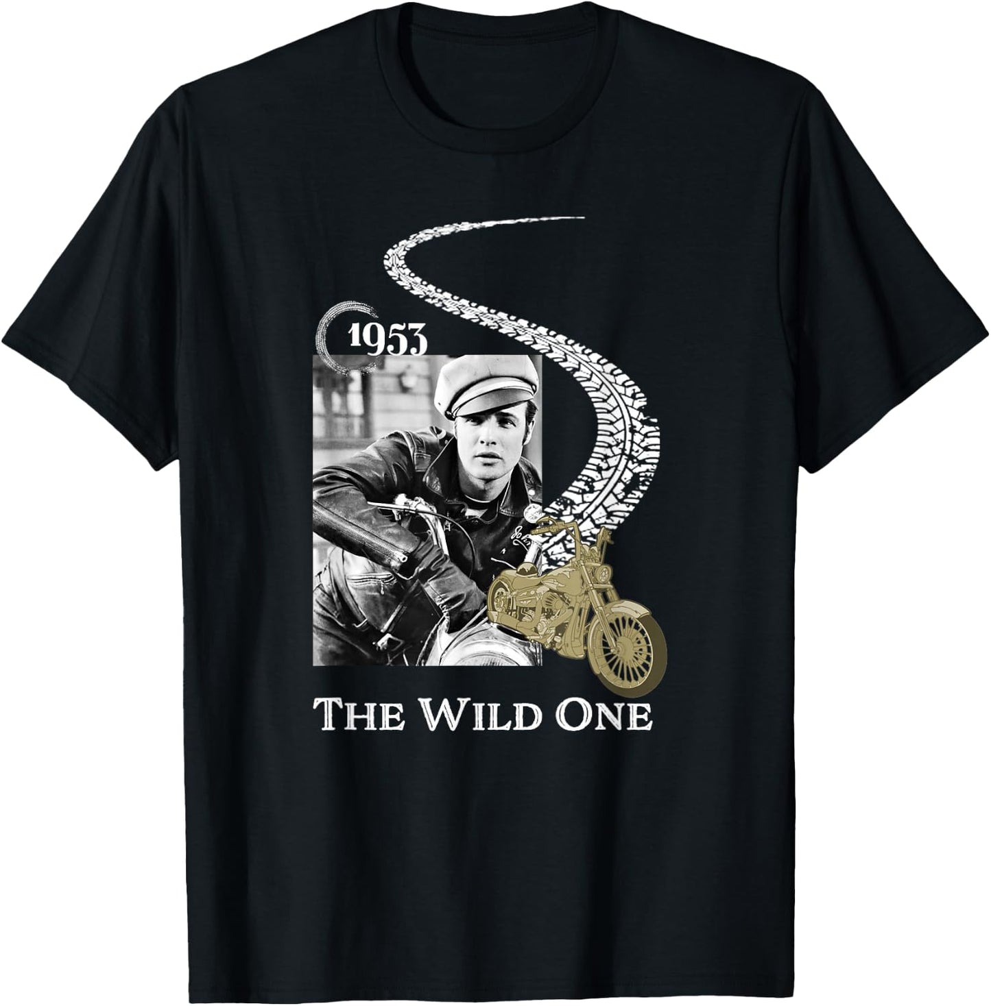Marlon Brando_002 T-Shirt - T-Shirt | Black