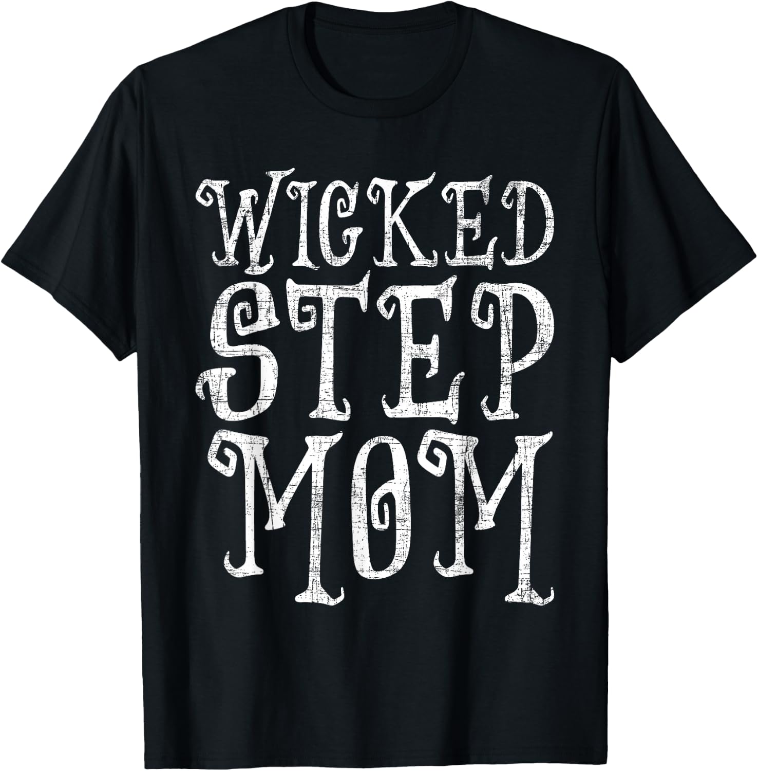 Step Mom - Mothers Day Stepmother Motherhood Family T-Shirt - T-Shirt | Black