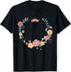 Enfant Cadeau personalisé pour fillettes thème princesses lettre C T-Shirt - T-Shirt | Black