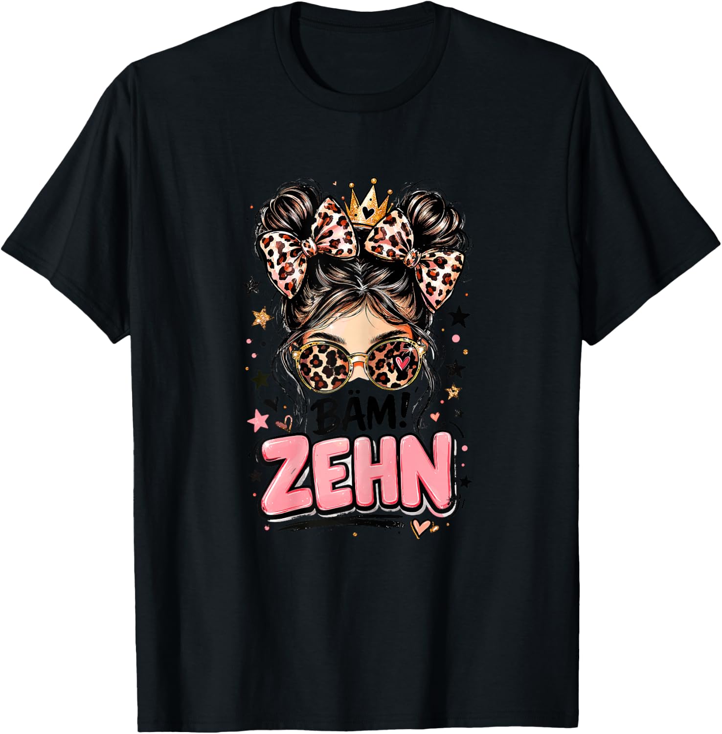 10. Geburtstag Mädchen 10 Jahre 2016 Lustig Geschenk T-Shirt - T-Shirt | Black