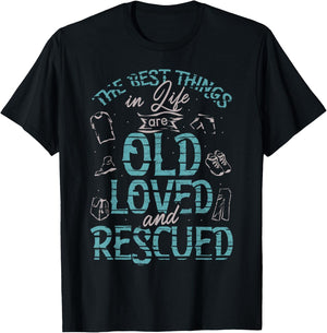 Thrifting Thrift Store Shop The Best Things In Life T-Shirt - T-Shirt | Black