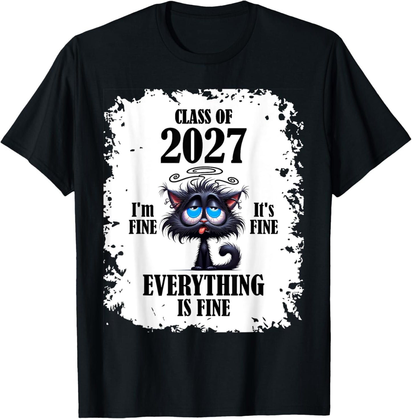 Class Of 2027 T-Shirt - T-Shirt | Black