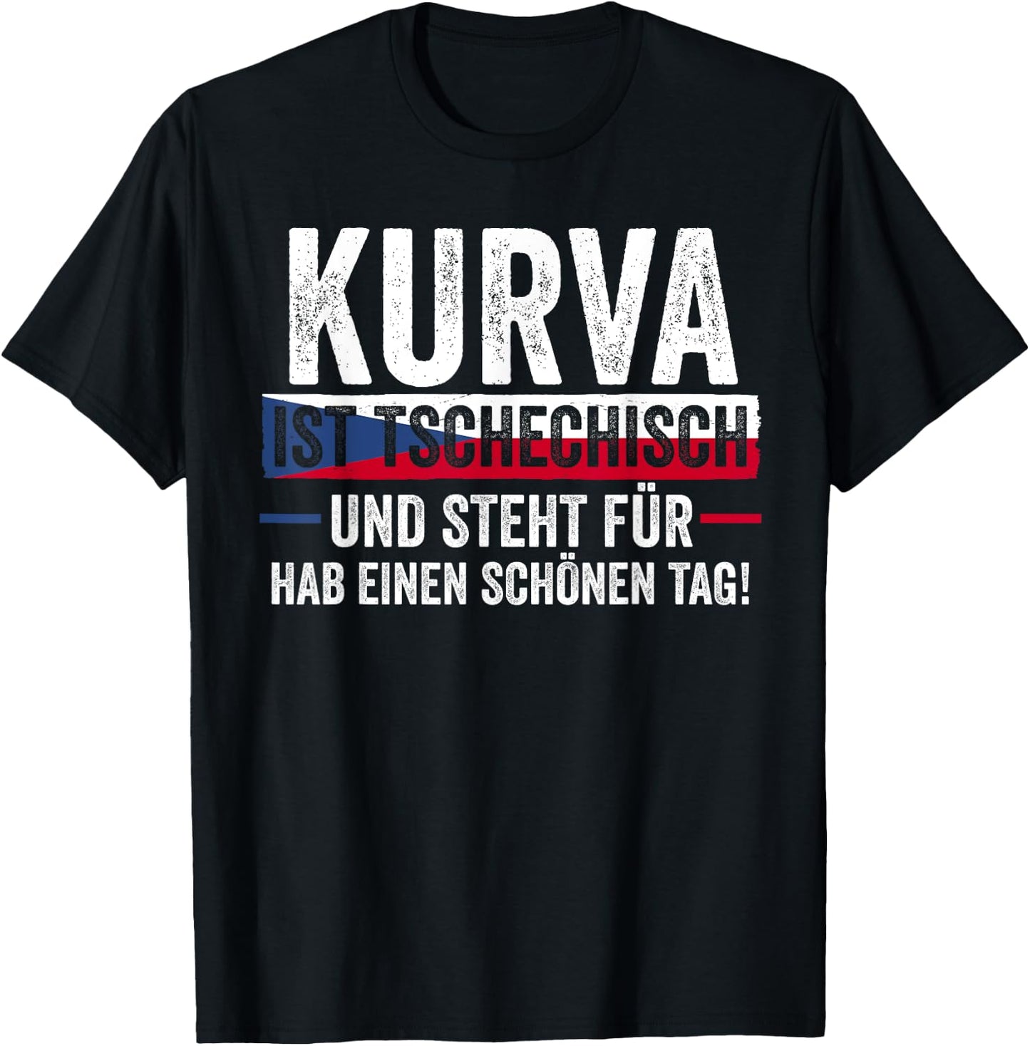 Czech Czech Republic , black T-Shirt - T-Shirt | Black