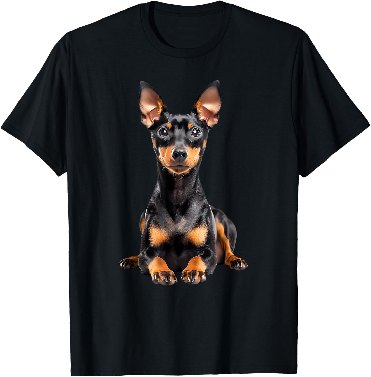 Lazy Miniatur Pinscher T-Shirt - T-Shirt | Black