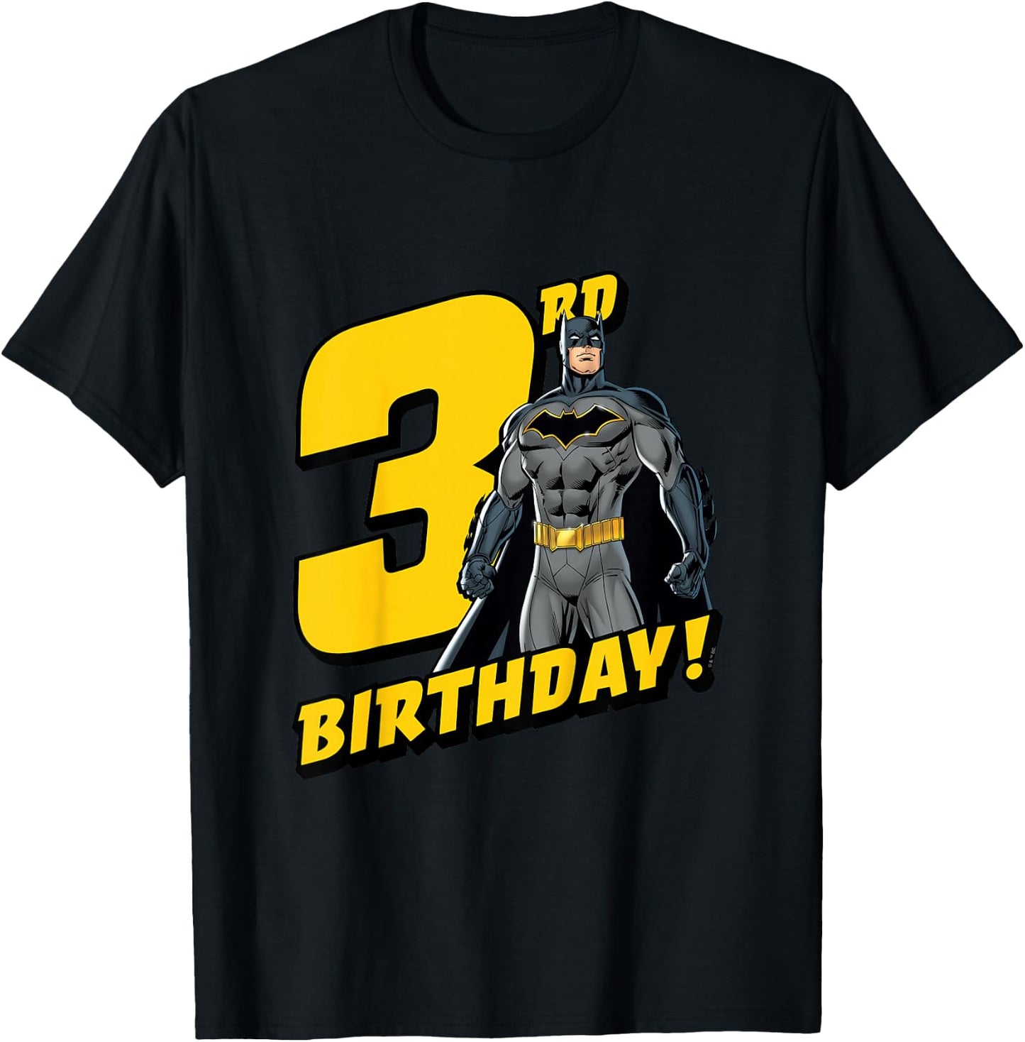 Kids Batman 3rd Birthday T-Shirt - T-Shirt | Black