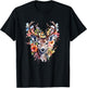 Hirsch Trachtenshirt Damen Tracht T-Shirt - T-Shirt | Black