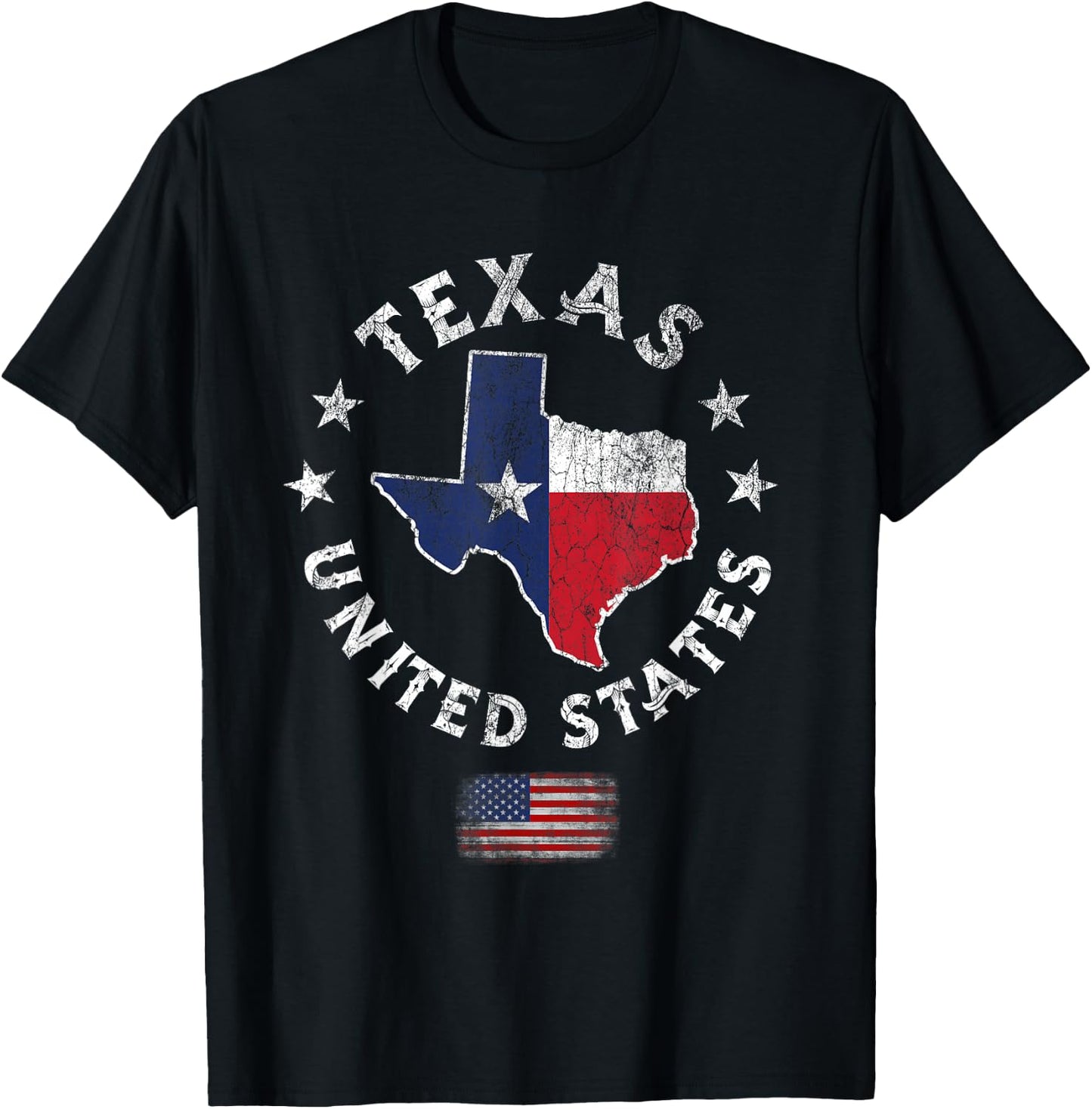 Texas - USA - Stolz seit 1845 Texas Fan T-Shirt - T-Shirt | Black