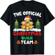 Christmas Duck Team Santa Hat Xmas Holiday Duck Christmas T-Shirt - T-Shirt | Black