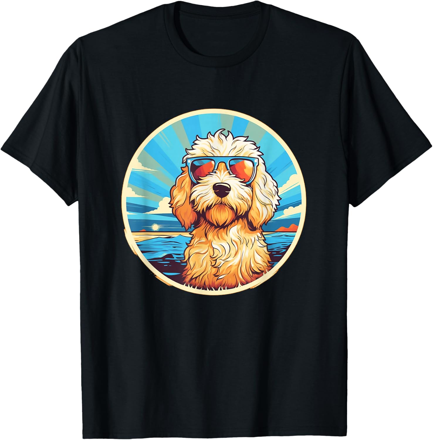 Goldendoodle Dood Funny Doodle Dog Golden Doodle T-Shirt - T-Shirt | Black