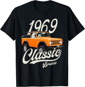 Classic bronco 1969 orange T-Shirt - T-Shirt | Black