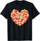 Funny Valentine's Day Duck Heart Shaped Duck , Men and Kids , Black, S T-Shirt - T-Shirt | Black