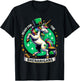 St. Patrick's Day Unicorn Coins Clover Ready for Shenanigans T-Shirt - T-Shirt | Black