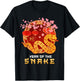 Lunar New Year Happy Chinese New Year of The Snake 2025 T-Shirt - T-Shirt | Black