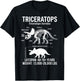 Triceratops Diagram T-Shirt - T-Shirt | Black