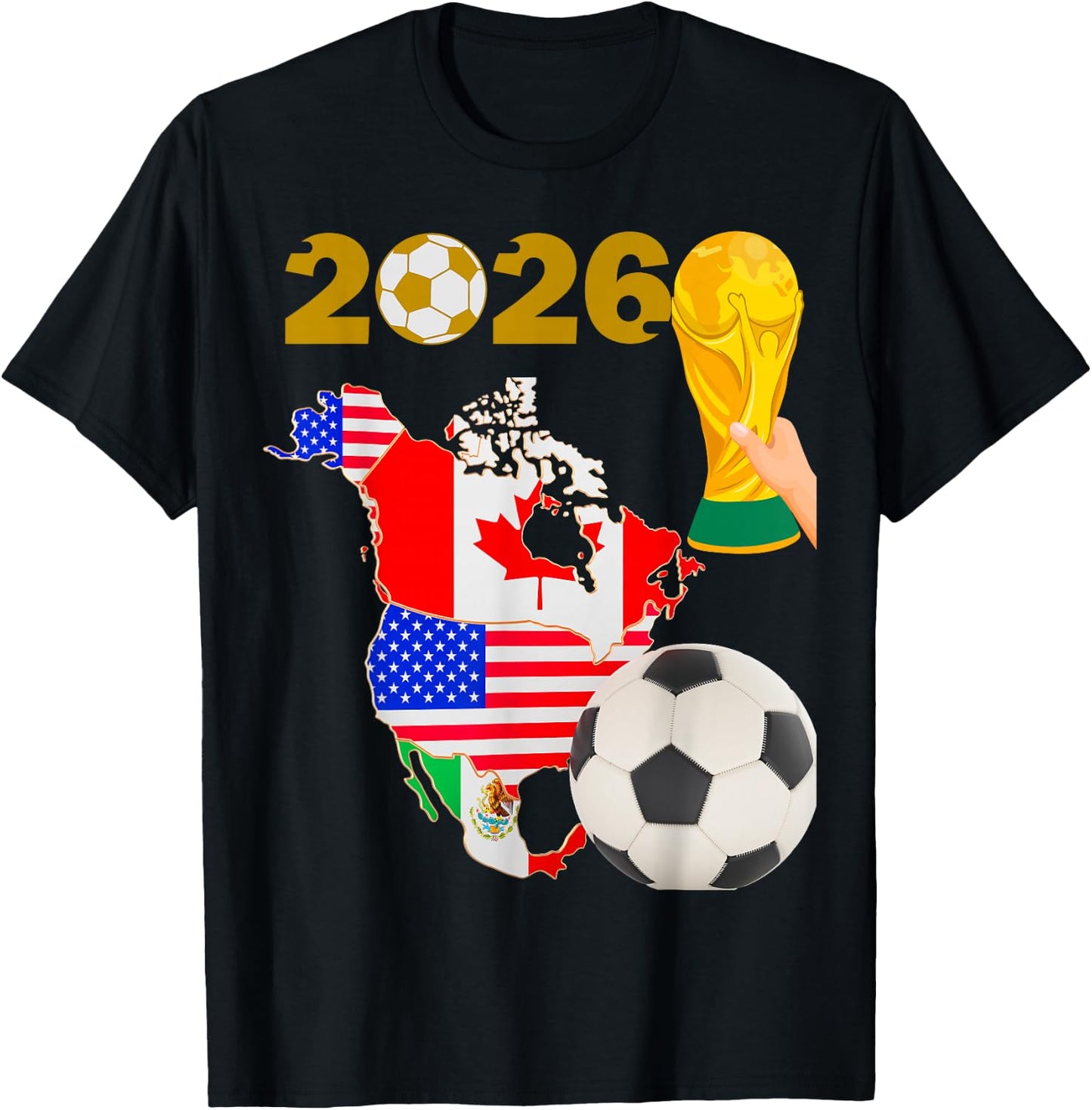 International Footbal 2026. T-Shirt - T-Shirt | Black