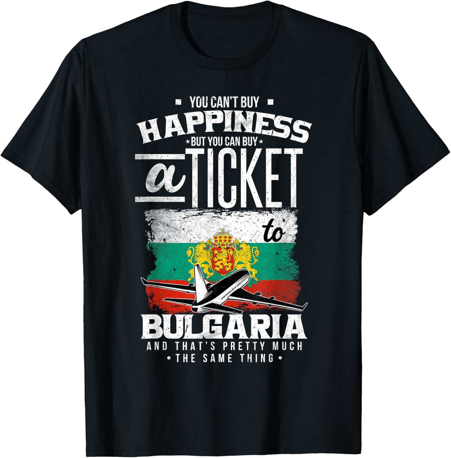 Bulgarian Flag T-Shirt - T-Shirt | Black