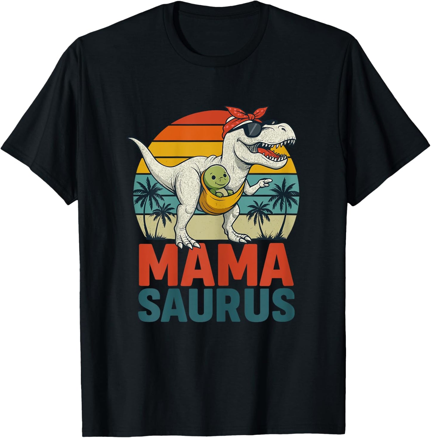 MAMASAURUS – Cadeau Drôle Fête des Mères Original T-Shirt - T-Shirt | Black