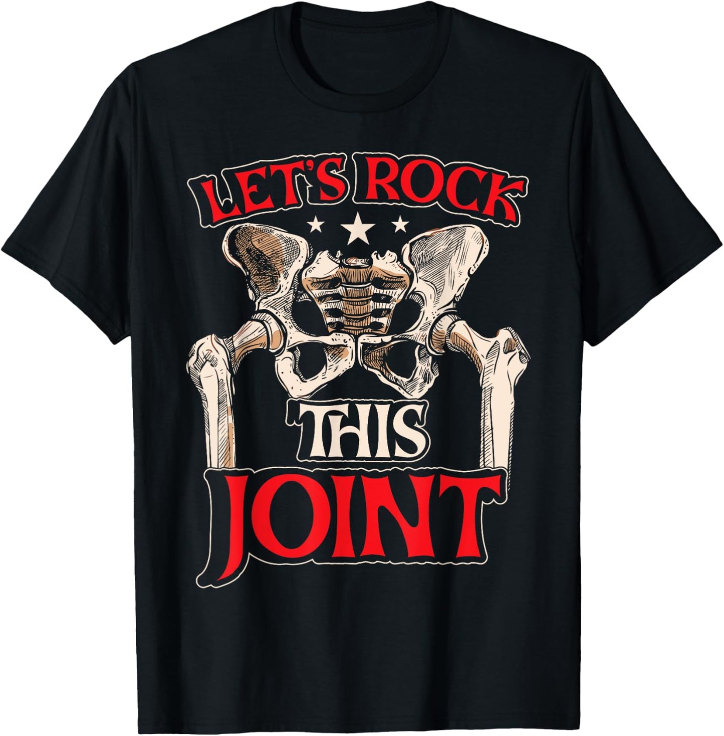 Funny Hip Recovery Hip Replacement T-Shirt - T-Shirt | Black