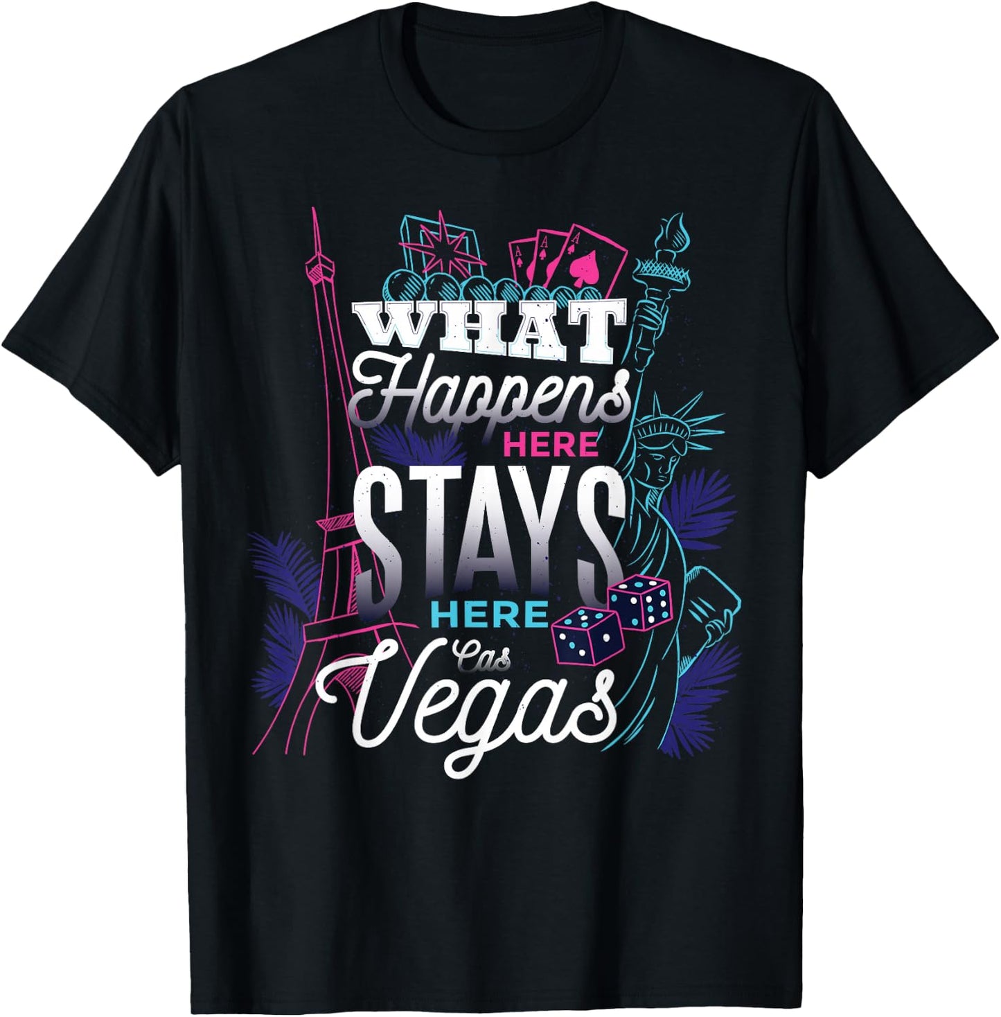 Las Vegas Trip Funny Quote Gambling Party Gift T-Shirt - T-Shirt | Black