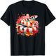 Watercolor Milk Snake Animal Snake Owner Reptile Milk Snake T-Shirt - T-Shirt | Black