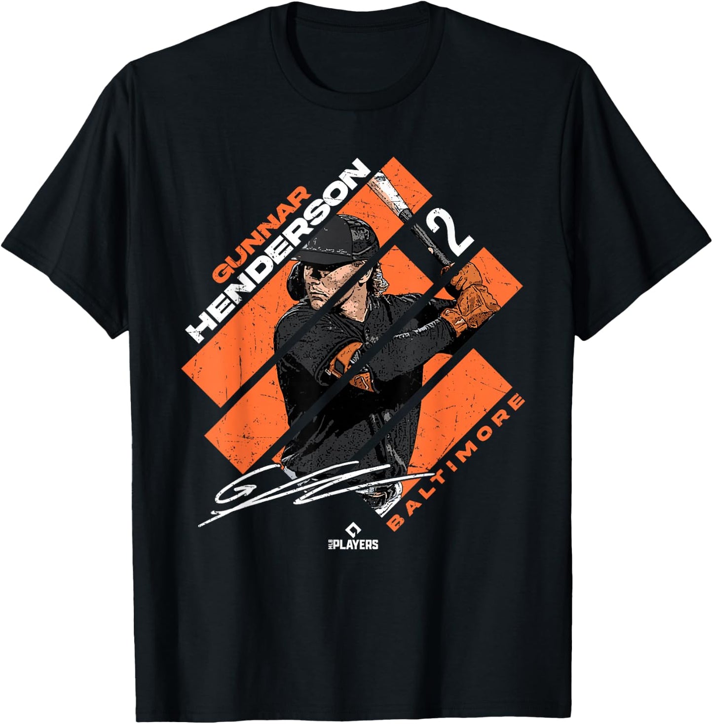 MLBPA - Major League Baseball Gunnar Henderson - MLBHEN3002 T-Shirt - T-Shirt | Black