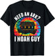 Need an Ark I Noah Guy Funny Jesus Bible Faith Christian Pun T-Shirt - T-Shirt | Black