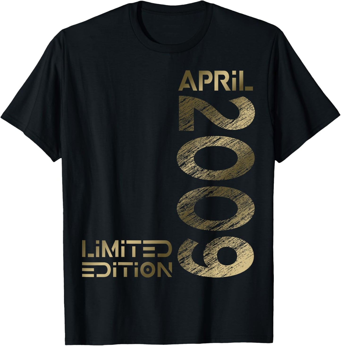 Limited Edition April 2009 Junge Mädchen 17. Geburtstag T-Shirt - T-Shirt | Black