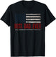 Best Dad Ever with US American Flag Gifts Fathers Day Daddy T-Shirt - T-Shirt | Black