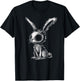 Weird Bunny Rabbit Alt Goth Grunge Horror Creepy Aesthetic T-Shirt - T-Shirt | Black
