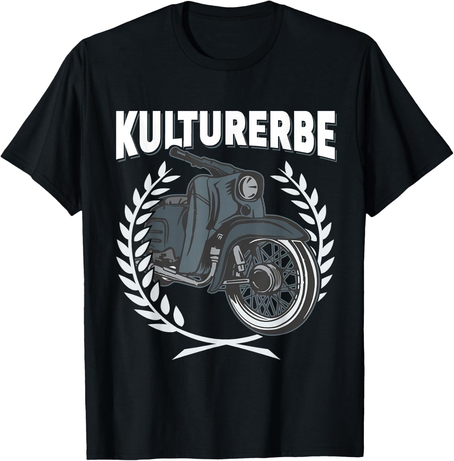 Kulturerbe KR51 Simson Moped T-Shirt - T-Shirt | Black