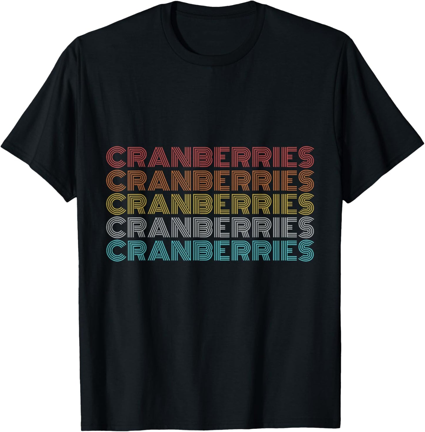 Retro Vintage Cranberries T-Shirt - T-Shirt | Black