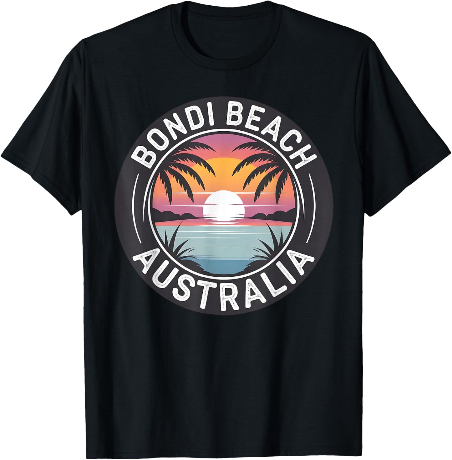 Bondi Beach Australia Summer Holidays for Kids, Men and Women T-Shirt - T-Shirt | Black