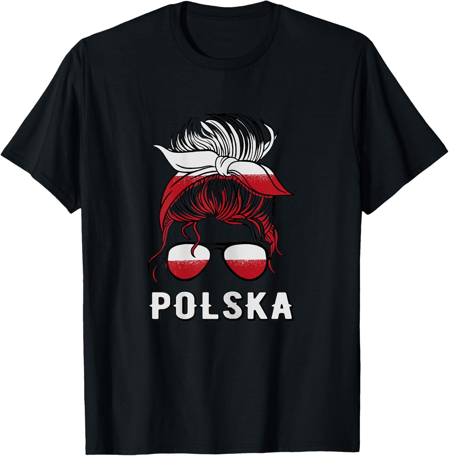 Polska Mädchen Polen Mädchen Polnisch Mädchen Frauen Polska T-Shirt - T-Shirt | Black