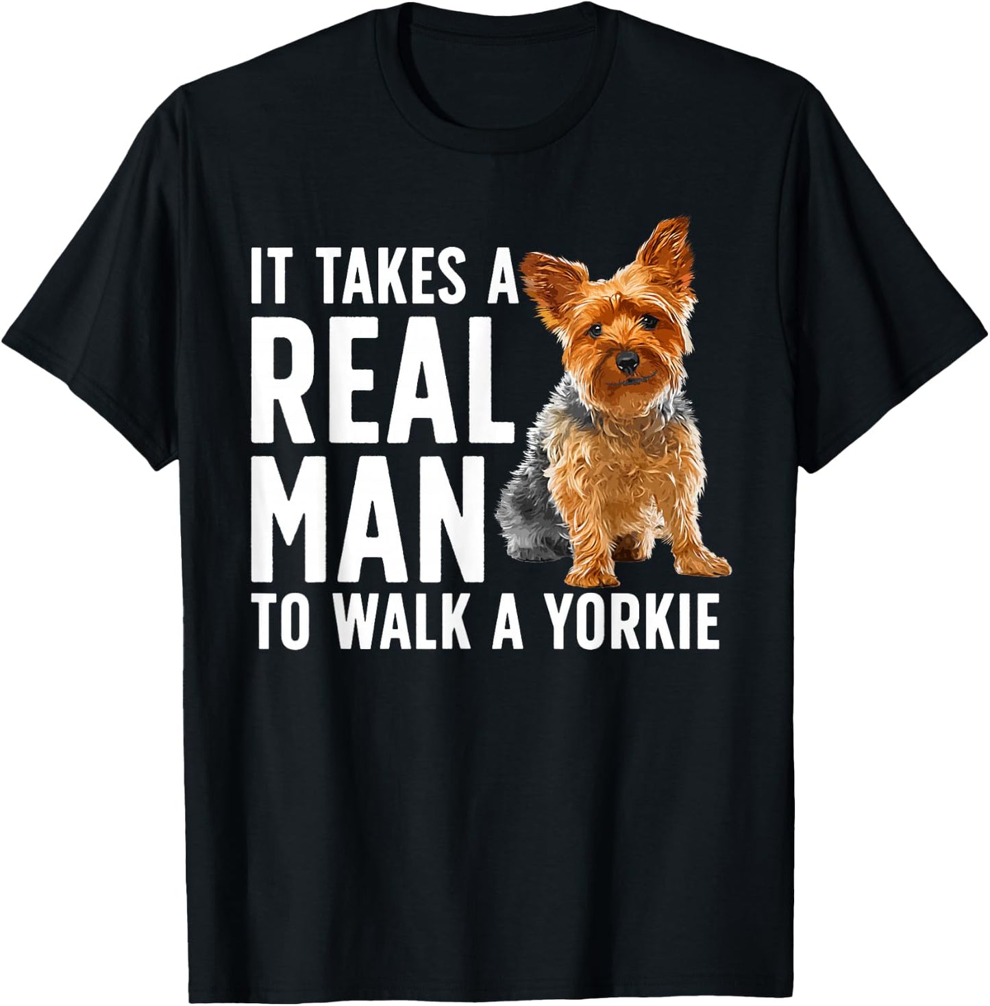 Cute Yorkshire Terrier Boys Yorkshire Yorkie Lovers T-Shirt - T-Shirt | Black