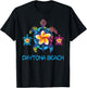 Daytona Beach Florida Tribal Tie Dye Sea Turtle T-Shirt - T-Shirt | Black