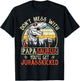 Matching Family Saurus T-Rex Dinosaur Don't Mess With Papasaurus You'll Get Jurasskicked Papa Black Men's Vintage Retro Style Short Sleeve Small T-Shirt - T-Shirt | Black